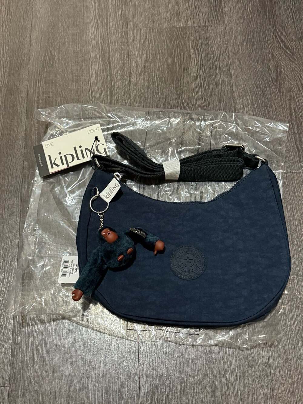 Kipling Bells Crossbody Bag True Blue Tonal